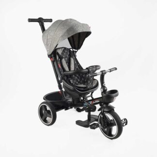 Велосипед 6390 – 18-698 BestTrike "Oscar" (1) ПОВОРОТНЕ СИДІННЯ, КЕРМО СКЛАДАЄТЬСЯ, КОЛЕСА З ПРОГУМОВАНИМ PU, КОШИК, ТЕЛЕСКОПІЧНА