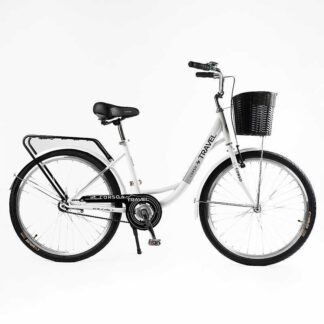 Велосипед міський Corso «TRAVEL» 26`` TL-26309 + КОШИК