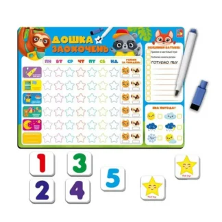 Гр Гра настільна "Магнітна дошка. Дошка заохочень"  VT3601-24 (12) "Vladi Toys"