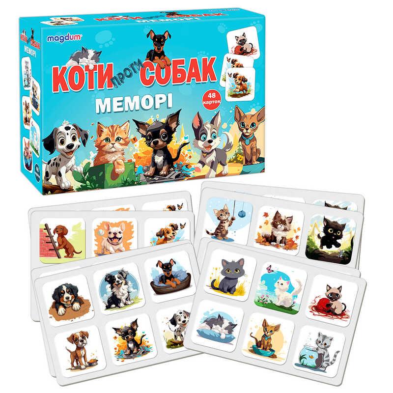 Гр Гра настільна ME5032-24 "Меморі. Коти проти собак" "Ludum"