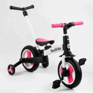 Велосипед-трансформер Best Trike 55475 (1) колеса PU 10', батьківська ручка, знімні педалі