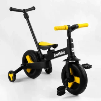 Велосипед-трансформер Best Trike 58195 (1) колеса PU 10', батьківська ручка, знімні педалі
