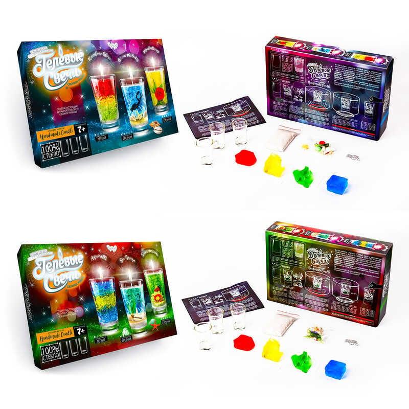 Гр Набір "Гелеві свічки" GS-02-01, GS-02-02 "Danko Toys", у коробці