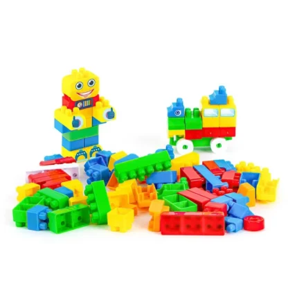 Гр Конструктор "Mini Blocks №2" (105 деталей) 116/2 (12) "Bamsic", наліпки, в пакеті