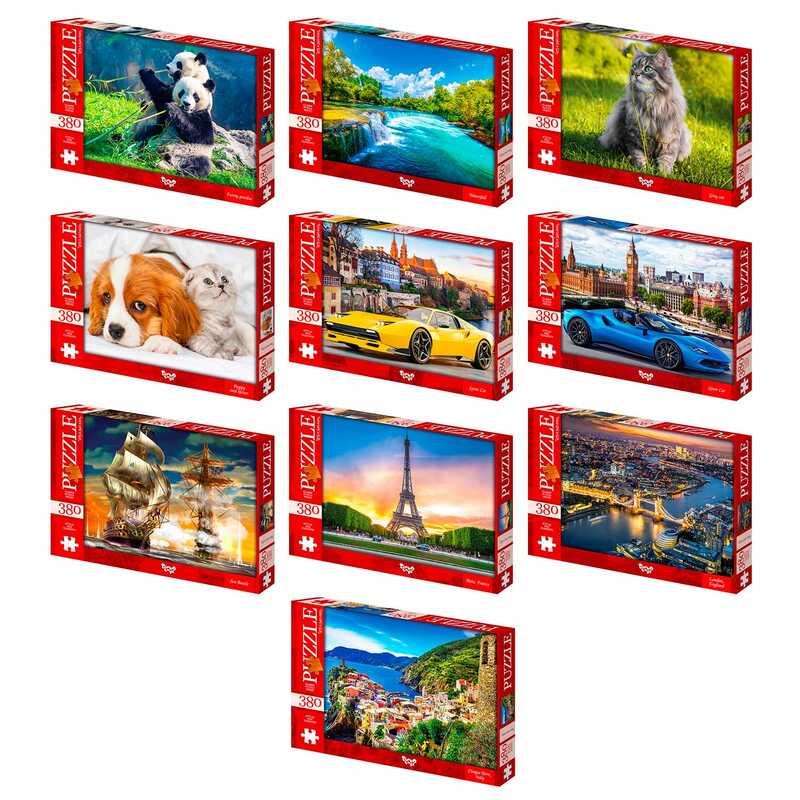 Пазли 380 ел. с.6 C380-06-01,02,03,04...10