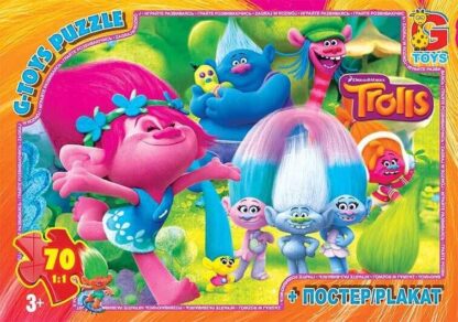 Пазли 70 ел. "G-Toys" "Троли" TR 0071