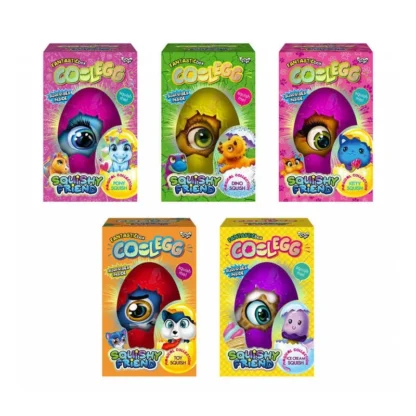Гр Креативна творчість "Cool Egg" яйце мале CE-02-01,02,03,04,05 (5) "Danko Toys"
