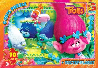 Гр Пазли 70 ел. "G-Toys" "Тролі" TR 0078 (62)