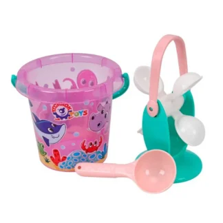 Гр Набір для гри з піском 9970 (12) "Technok Toys", відерце, млин, ложечка, в сітці