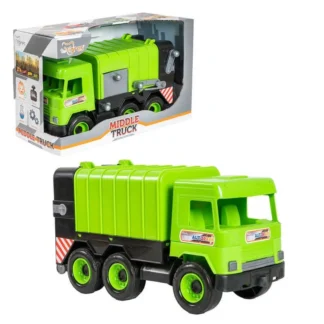 Гр Авто "Middle truck" сміттєвоз (4) 39484 (св. зелений) в коробці "Tigres"