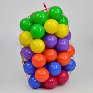 Гр Кульки "80 мм." 50 шт. 12023 (5) м’які, у сітці "M Toys"