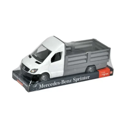 Гр Автомобіль "Mercedes-Benz Sprinter" бортовий (білий) на планшетці 39671 (6) "Tigres"