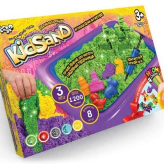 Набір креативної творчості "Кінетичний пісок "KidSand" 1200г + пісочниця KS-02-02U