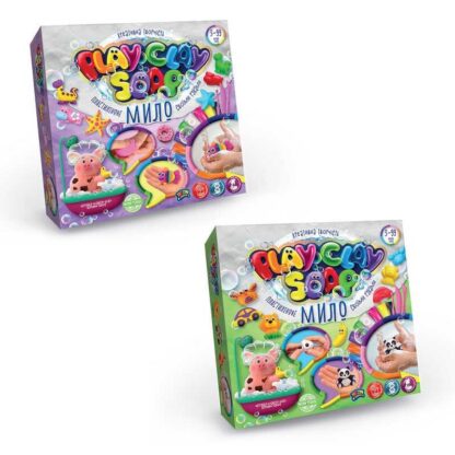 Гр Набор креативного творчества "Пластилиновое Мыло "PLAY CLAY SOAP" большой PCS-01-01U,02U УКР. (6) "Danko Toys"