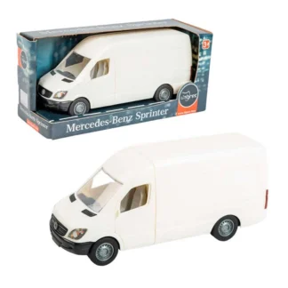 Гр Автомобіль "Mercedes-Benz Sprinter" вантажний білий 39651 (4) "Tigres" 1:24, гумові колеса, двері відчиняються, кермо