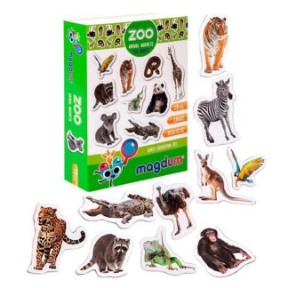 Гр Набор магнитов "Zoo. Рhoto" ML4031-02 EN (70) "Magdum", англ. язык,