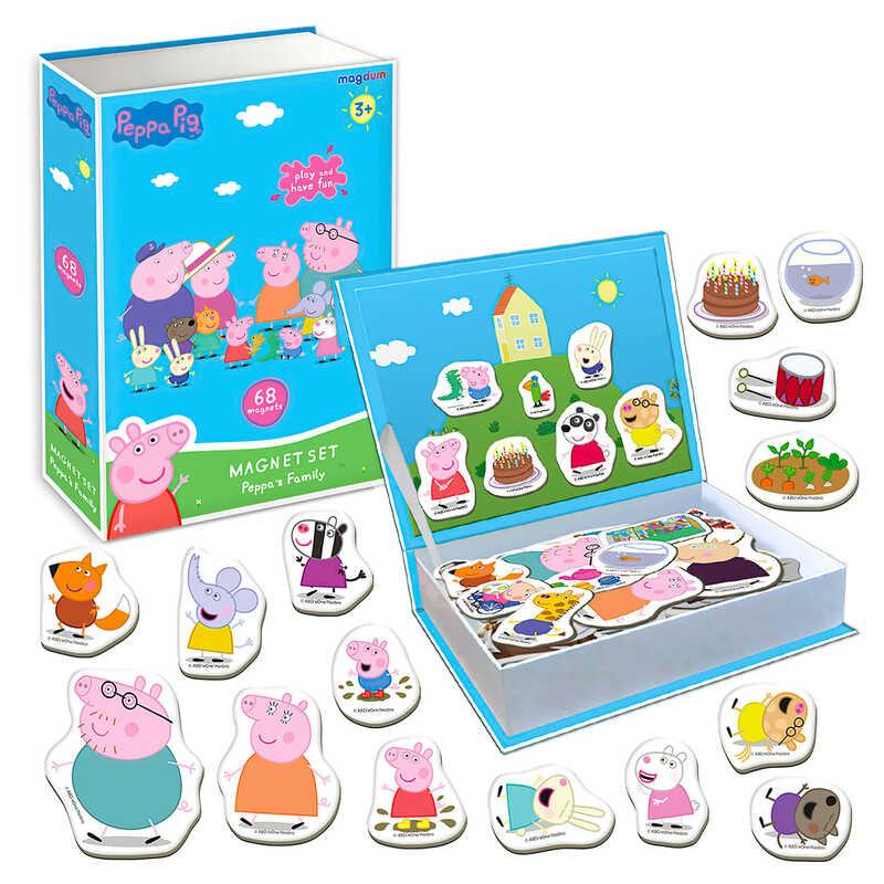 Гр Набор магнитов ME 5031-15 "Свинка Пеппа. Семья" (10) "Magdum", 15 магнитов,
