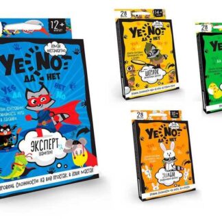 Гр Картка гра Yenot ДаНетка YEN0101U02U03U04U УКР Danko Toys