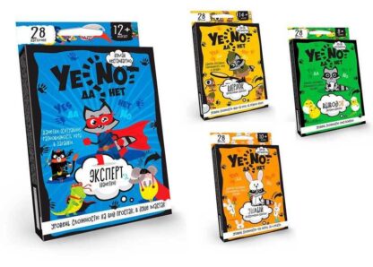 Гр Картка гра Yenot ДаНетка YEN0101U02U03U04U УКР Danko Toys