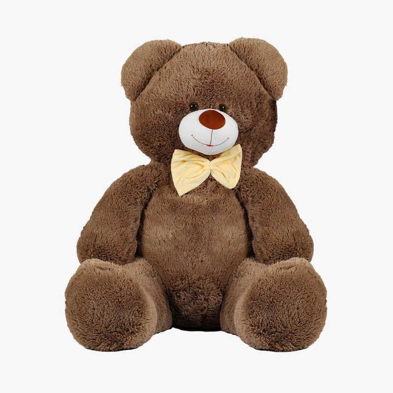 Гр М`яка іграшка "Ведмедик" колір графітовий В24783 висота 1,6 м в пакеті