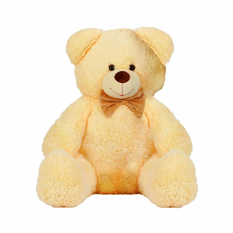 Гр М`яка іграшка "Ведмедик" колір персиковий В65133 висота 1,3 м в пакеті