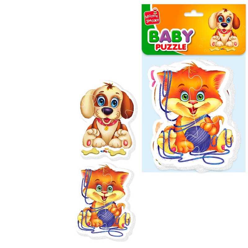 Гр Магнітні бейбі пазли "Домашні улюбленці" VT3208-19 "Vladi Toys"