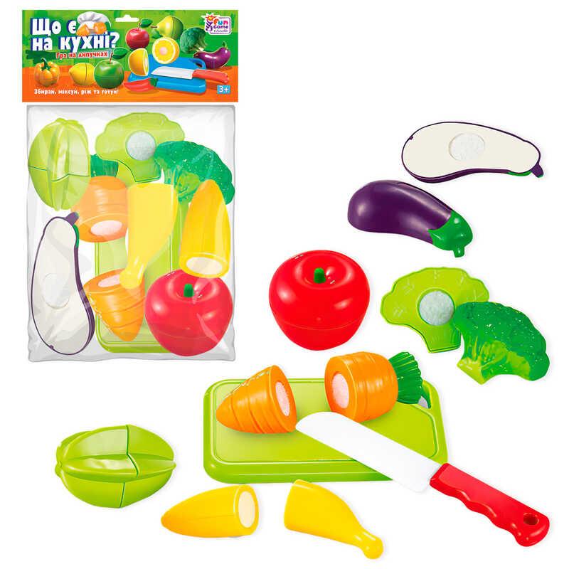 Ар Продукты на липучках “Что есть на кухне?” 65273 (240/2) "4FUN Game Club", 8 элементов, в пакете