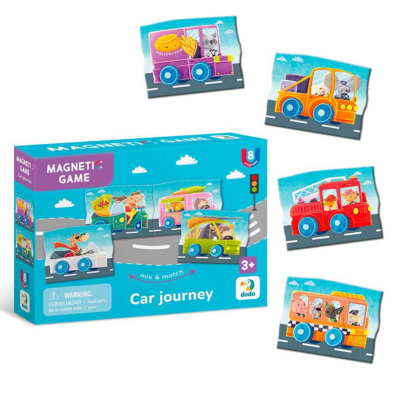 Гр Магнітна гра "Автомобільна подорож 200253 "DoDo", 8 магнітів, в коробці