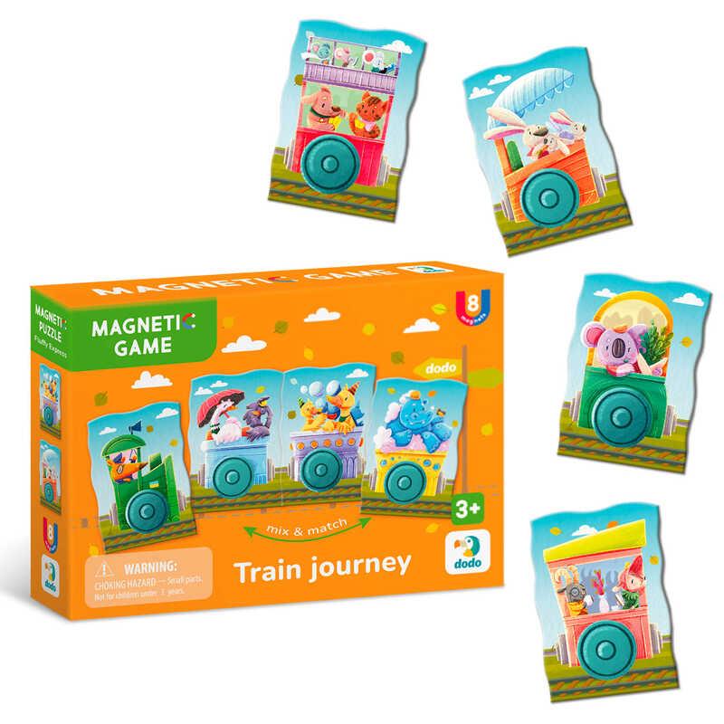 Гр Магнітна гра "Подорож потягом" 200254 "DoDo", 8 магнітів, в коробці