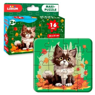 Гр Максі-пазл "Котик 3" МЕ 5032-04 (12) "Ludum", 16 елементів, в коробці