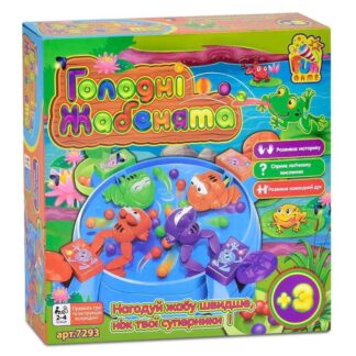 Гр Настільна гра "Голодні жабенята" 7293 (12/2) "4FUN Game Club", в коробці