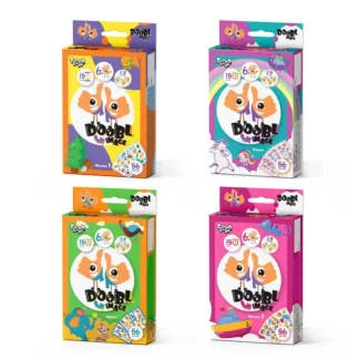 Гр Настольная развлекательная игра "DOOBL IMAGE" мини DBI-02-01U,02U,03U,04U УКР. (32) 4 вида, "Danko Toys"