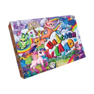 Гр Настольная развлекательная игра "Unicorn Land" DTG97 (20) "Danko Toys", в коробке