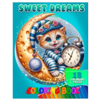 Гр Раскраска 18 цветных рисунков "Sweet Dreams" 9789655322859 (50) "Jumbi"