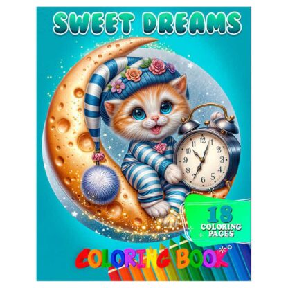 Гр Раскраска 18 цветных рисунков "Sweet Dreams" 9789655322859 (50) "Jumbi"