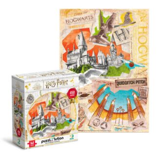 Пазл Hard-M "Harry Potter. Школа Хогвартс и поле для Квидича" 450 элементов2503