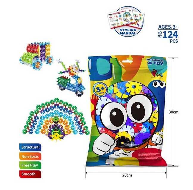 Конструктор 304 Y-22 124 деталі, в пакеті