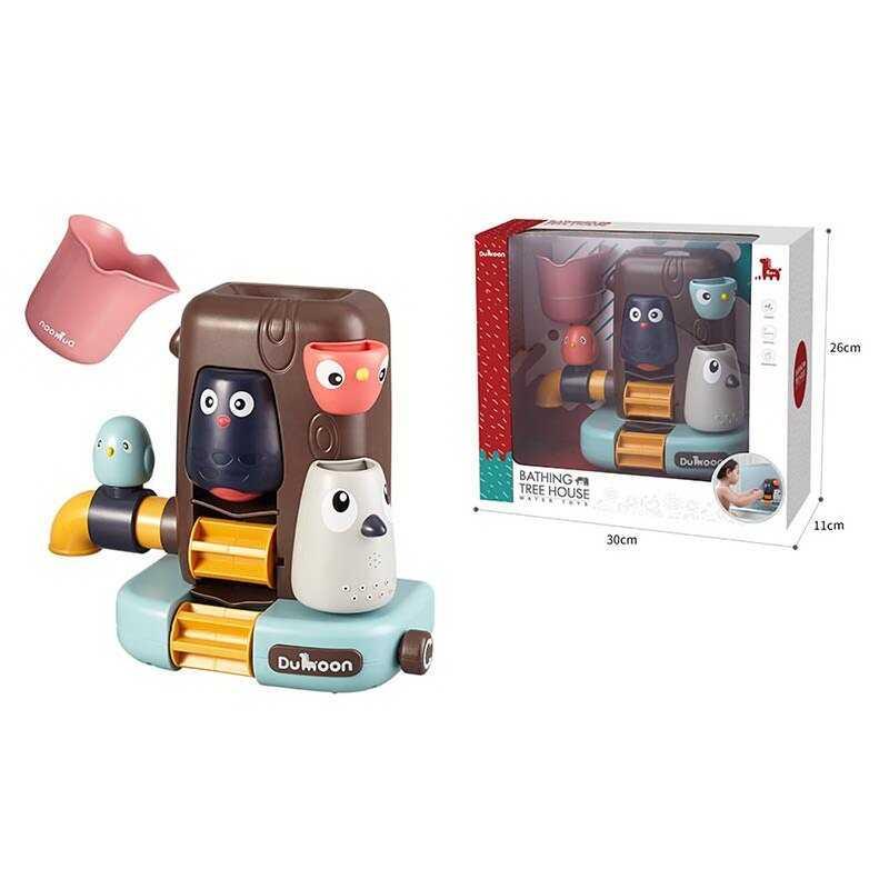 Гра для ванни DM 501 W на присосках, водяний млин, кухлик, в коробці