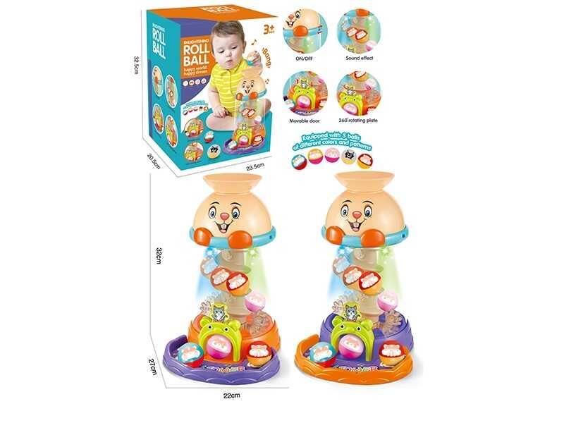 Гра з кулькою 806 2 кольори, звук, підсвічування, 5 кульок, в коробці