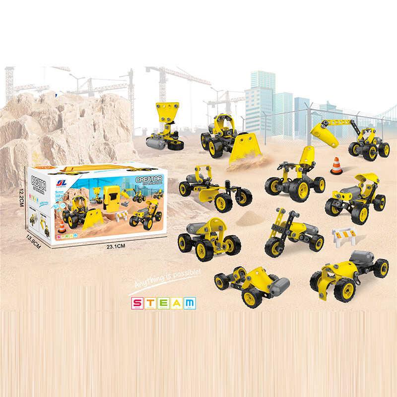 Конструктор J 7720 112 елементів, інструменти, на батарейках, пластикові та гумові деталі, в коробці