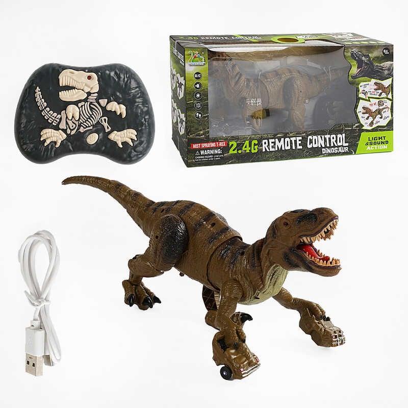 Динозавр на радіокеруванні RS 064 вбудований акумулятор, пульт 2.4 G, парогенератор, підсвічуванн...