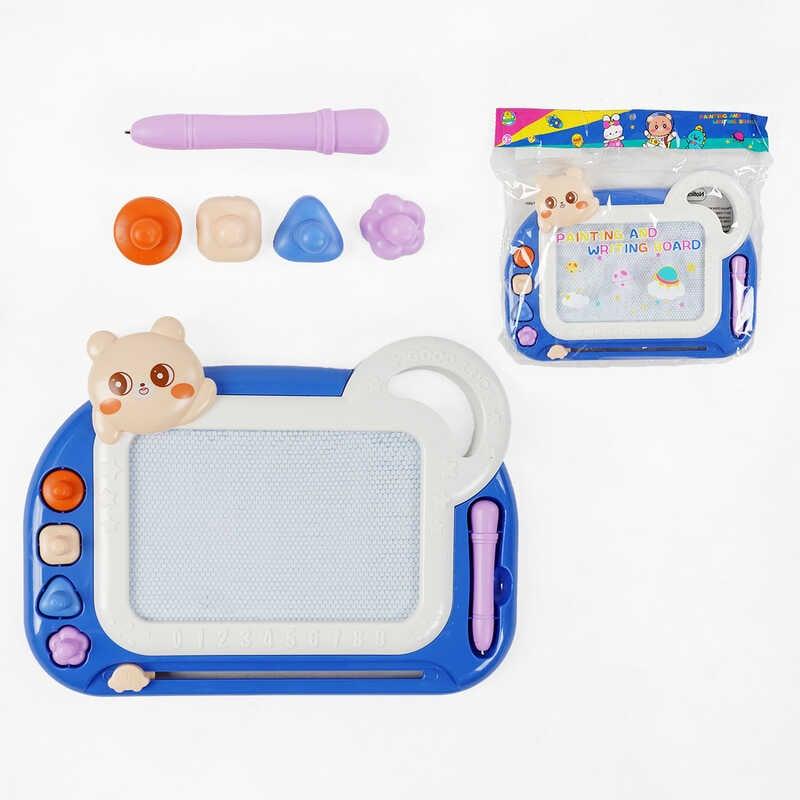 Дошка для малювання C 58358 магнітна, 4 штампи, в пакеті