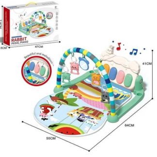 Коврик 1122-12 A (24) погремушки, зеркальце, пианино,