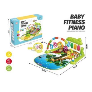 Коврик 688-20 (36) пианино, мелодия, подсветка, 4 погремушки,