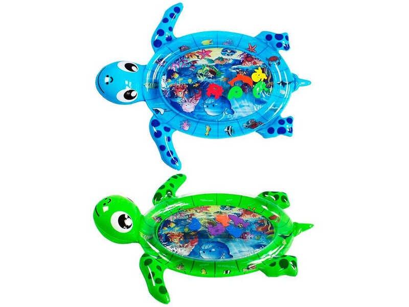 Килимок водний C 68089 2 кольори, 100х84х8 см, фігурки морських жителів, в пакеті