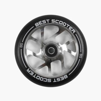 Колесо для трюкового самоката SKL-3963/120 (120) "Best Scooter", цвет СРИБЛО, 120 мм PU, подшипник ABEC-9