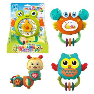 Брязкальце 84046 (120/2) "WToys", ОЗВУЧЕННЯ УКРАЇНСЬКОЮ МОВОЮ, 5 пісень, 5 мелодій, підсвічування, прорізувач, , ВИДАЄТЬСЯ ТІЛЬКИ