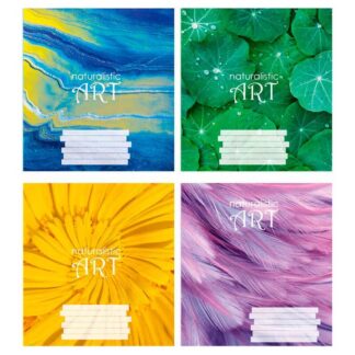 Гр Зошит "Naturalistic art" 60 арк., 60-К-916 клітинка, ЦІНА ЗА 12 ШТУК В УПАКОВЦІ (1) ВИДАЄТЬСЯ МІКС ВИДІВ