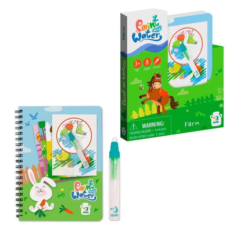 Гр Малюй водою "Ферма" 300311 "DoDo", 8 сторінок, маркер, в коробці