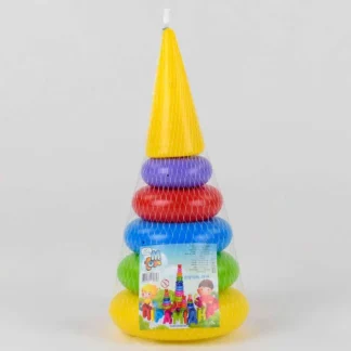 Гр Піраміда "Конус малий". /5 колец/ 11016 (21) "M Toys"